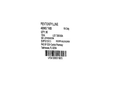 400mg Label (Pentoxifylline 400mg(teva))
